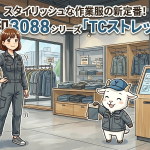 スタイリッシュな作業服の新定番！桑和3088シリーズ「TCストレッチ」が現場のプロに選ばれる理由