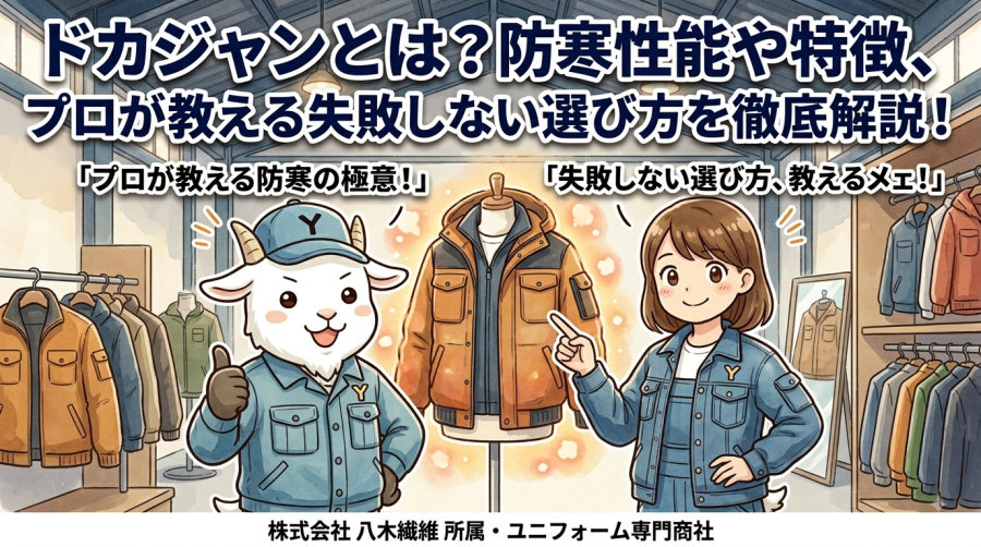 ドカジャンとは？防寒性能や特徴、プロが教える失敗しない選び方を徹底解説！