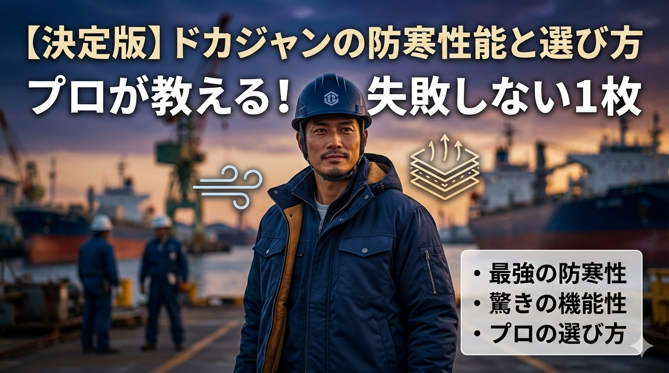 ドカジャンとは？防寒性能や特徴、プロが教える失敗しない選び方を徹底解説！