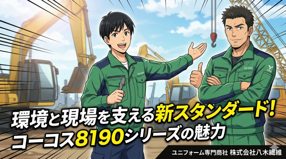 環境と現場を支える新スタンダード！コーコス8190シリーズの魅力