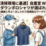 【介護・清掃現場に最適】自重堂 WH90618 ボタンダウンポロシャツが選ばれる理由｜おしゃれで高機能なワークウェア