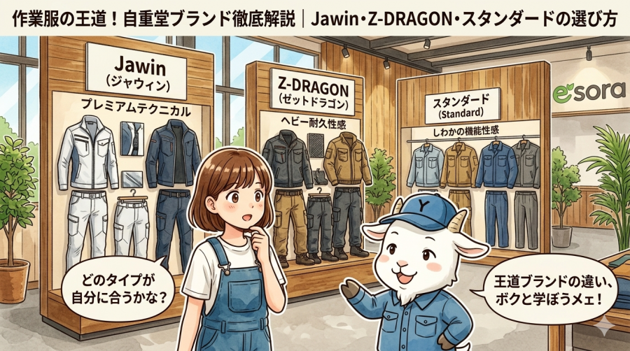 作業服の王道！自重堂ブランド徹底解説｜Jawin・Z-DRAGON・スタンダードの選び方