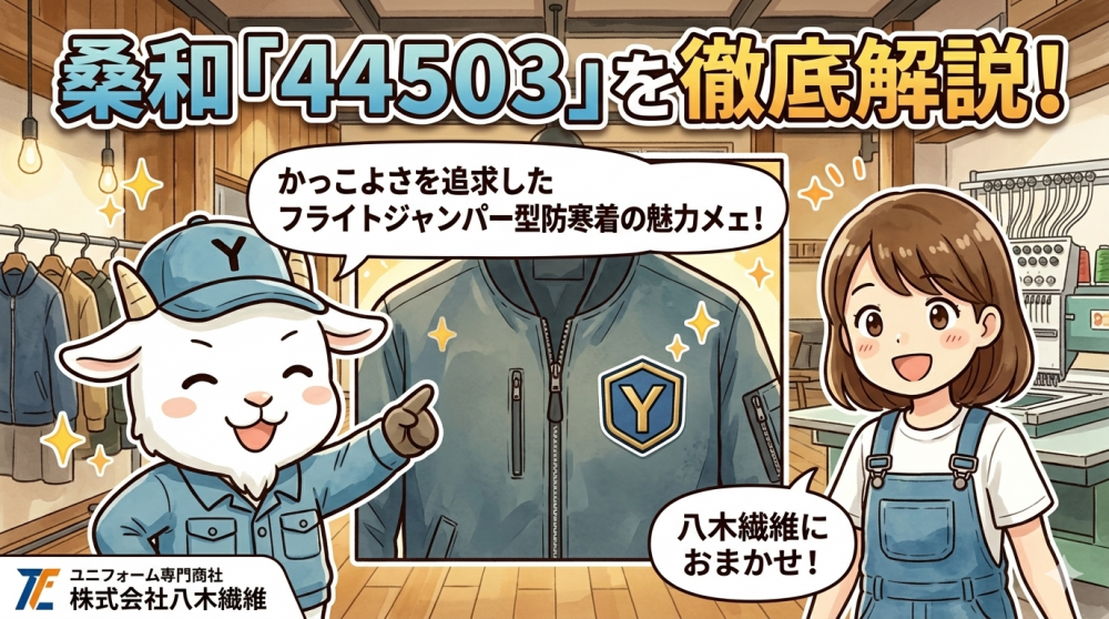 桑和「44503」を徹底解説！かっこよさを追求したフライトジャンパー型防寒着の魅力