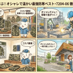 【コスパ最強】桑和 7204-06 防寒ベストを徹底解説！迷彩柄で現場をオシャレに彩るNBWシリーズの魅力