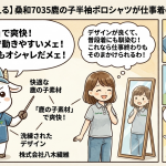 【普段着にも使える】桑和7035鹿の子半袖ポロシャツが仕事着の常識を変える！デザインと機能性を徹底解剖