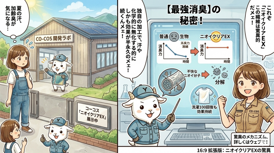 【最強消臭】コーコス「ニオイクリアEX」が夏の汗・加齢臭を無力化！半永久的に続く驚異のメカニズムとは？