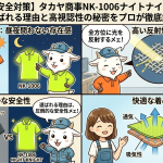 夜間作業の安全対策】タカヤ商事NK-1006ナイトナイトポロシャツが選ばれる理由と高視認性の秘密をプロが徹底解説！