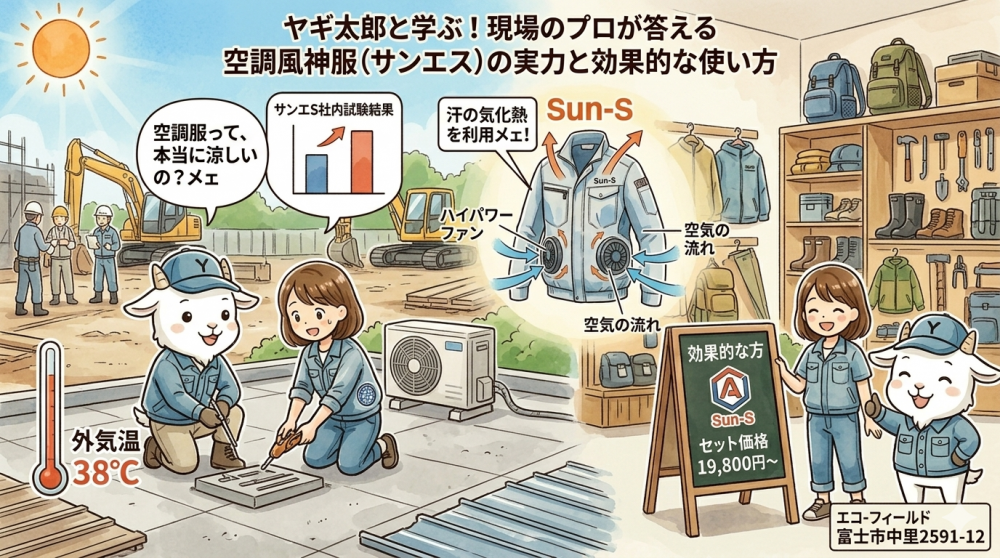 空調服は本当に涼しいの？現場のプロが答える空調風神服（サンエス）の実力と効果的な使い方