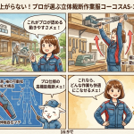腕を上げても裾が上がらない！プロが選ぶ立体裁断作業服コーコスAS-1930の驚異の性能