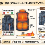 防寒対策の決定版！桑和（SOWA）のヒートベスト17029コンプリートセットを徹底解説