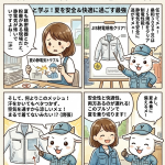 【JIS制電×抜群の通気性】夏の危険な静電気を防ぐ！桑和3008-00夏ブルゾンが選ばれる理由