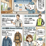 【徹底比較】空調風神服の人気メーカー4選！サンエス・コーコス・大川被服・アタックベースの特徴とおすすめ作業服をプロが解説