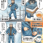 【徹底解説】自重堂58400防寒ジャンパーが冬の現場で選ばれる理由！革新的なファイバーダウンの暖かさとシャープなシルエットの魅力をプロが伝授