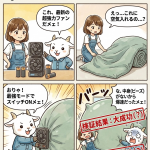【検証動画レビュー】空調服の超強力ファンで大人気Yogibo（ヨギボー）の巨大袋をパンパンにできるか選手権！