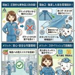 【異物混入防止の決定版】アサヒチョウのポケットレス作業服が選ばれる理由とメリットを徹底解説！