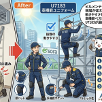 ビルメンテナンス現場が変わる！動きやすさを追求した高機能ベスト＆パンツU7183が選ばれる理由