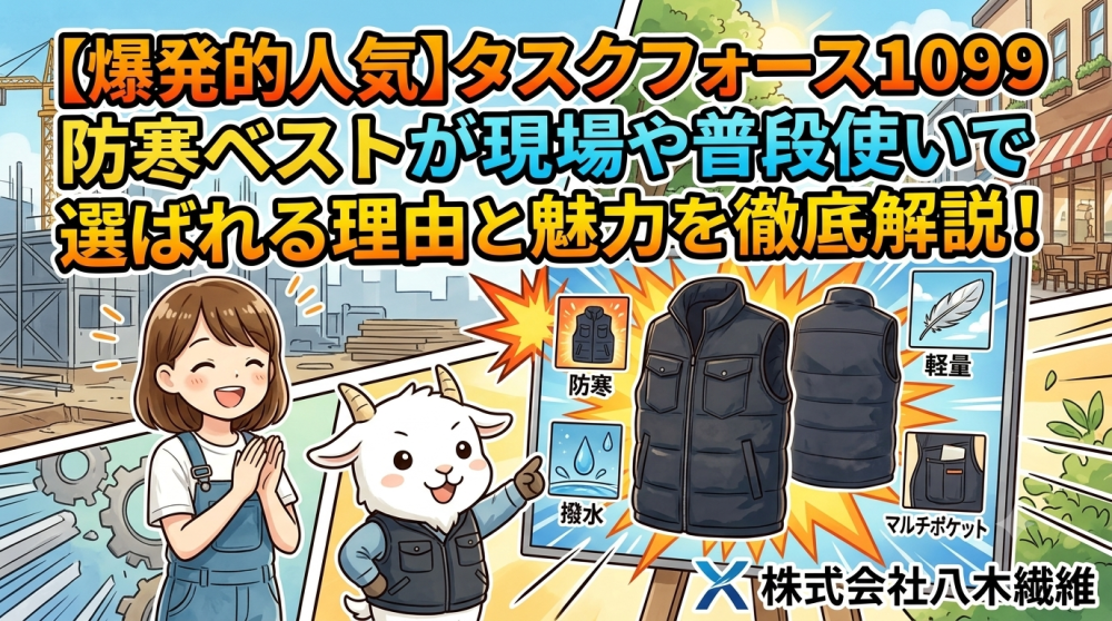 【爆発的人気】タスクフォース1099防寒ベストが現場や普段使いで選ばれる理由と魅力を徹底解説！