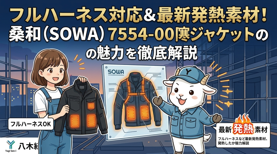 フルハーネス対応＆最新発熱素材！桑和（SOWA）7554-00防寒ジャケットの魅力を徹底解説