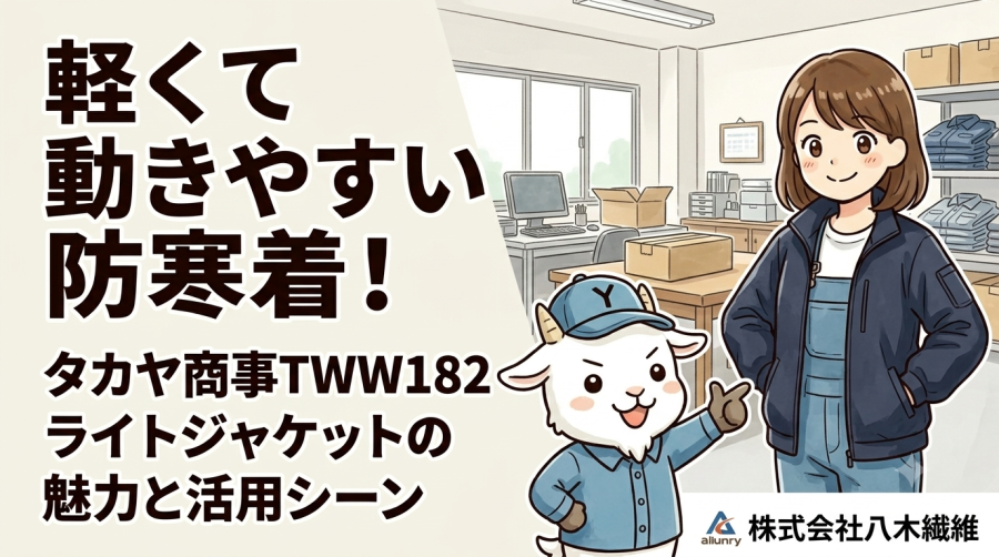 軽くて動きやすい防寒着！タカヤ商事TWW182ライトジャケットの魅力と活用シーン