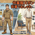 【プロが解説】作業服屋で買ったズボンは普段着にできる？街着でおしゃれに着こなすコツと選び方