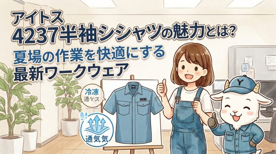 アイトス TULTEX 4237半袖シャツの魅力とは？夏場の作業を快適にする最新ワークウェア