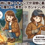 火の粉に強い！キャンプや溶接に最適な軽くて暖かい「茶色いドカジャン」の魅力