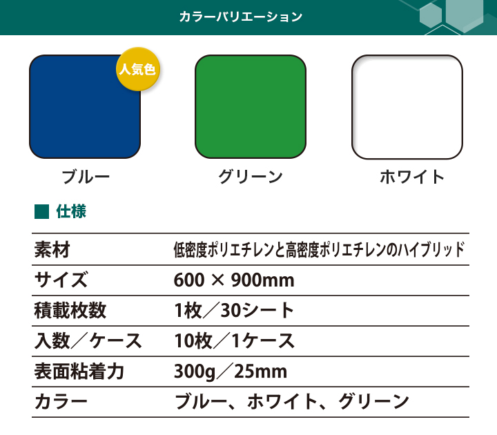 卸売り ブラストン 弱粘着マット−青 BSC84003612B